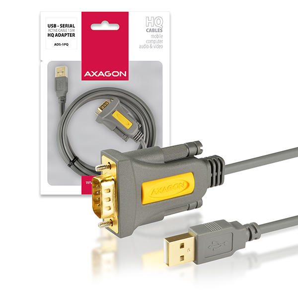 AXAGON USB2.0 - seriov� RS-232 FTDI adapter 1,5m