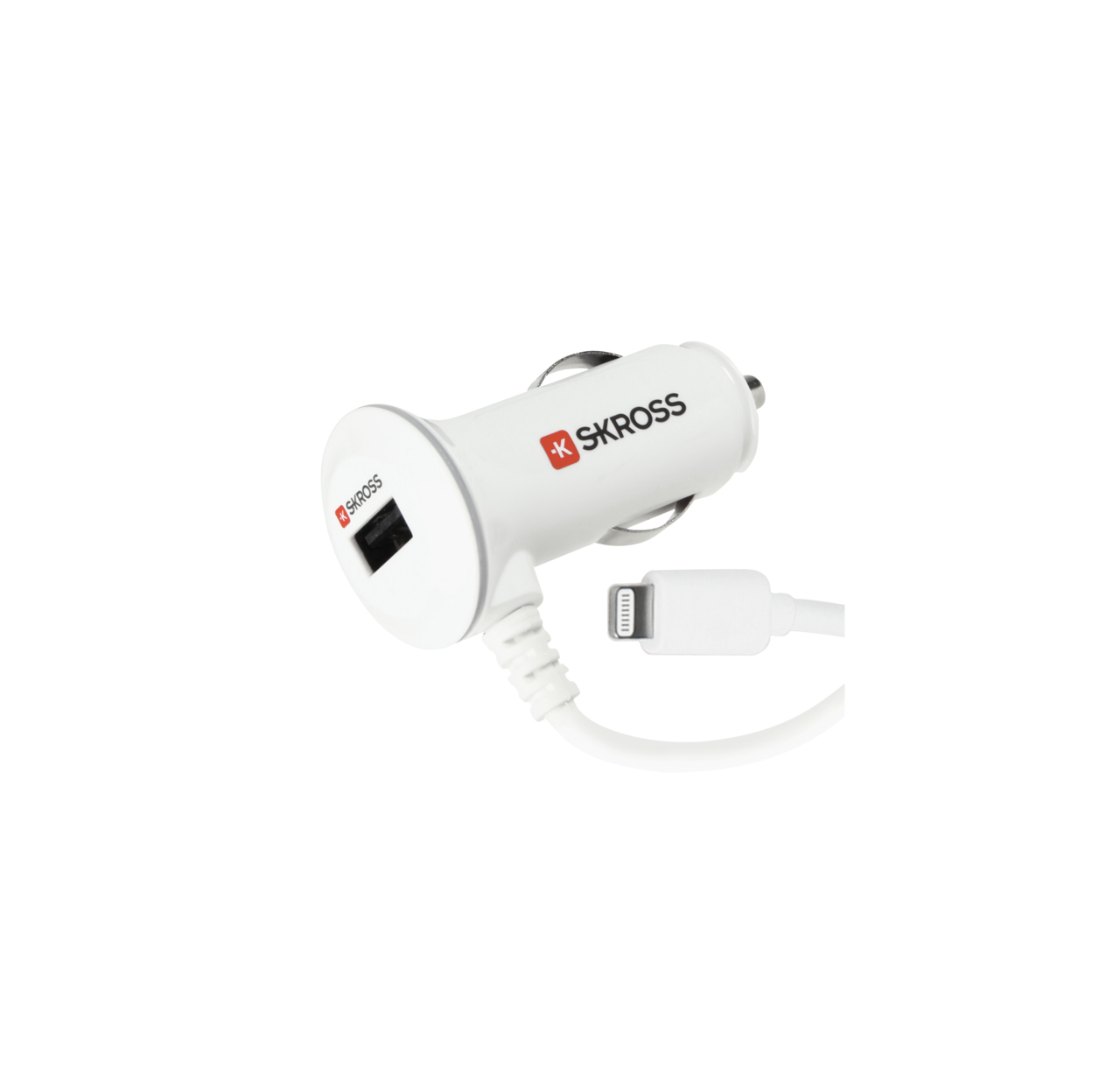 SKROSS Midget Car charger 1x USB 2A + Lightning