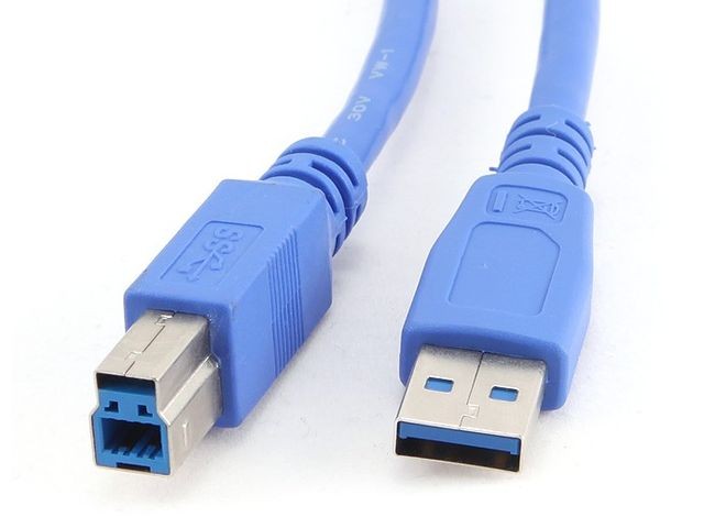 Gembird kabel USB 3.0 AM-BM, 50cm, modr�