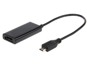 Gembird adapt�r MHL (M) - HDMI (F) + microUSB (BF, 5-pin), 16cm