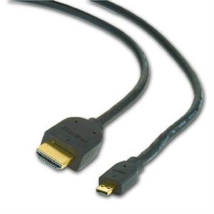Kabel HDMI-HDMI micro 3m, 1.3, M/M st�n.,zl.,�
