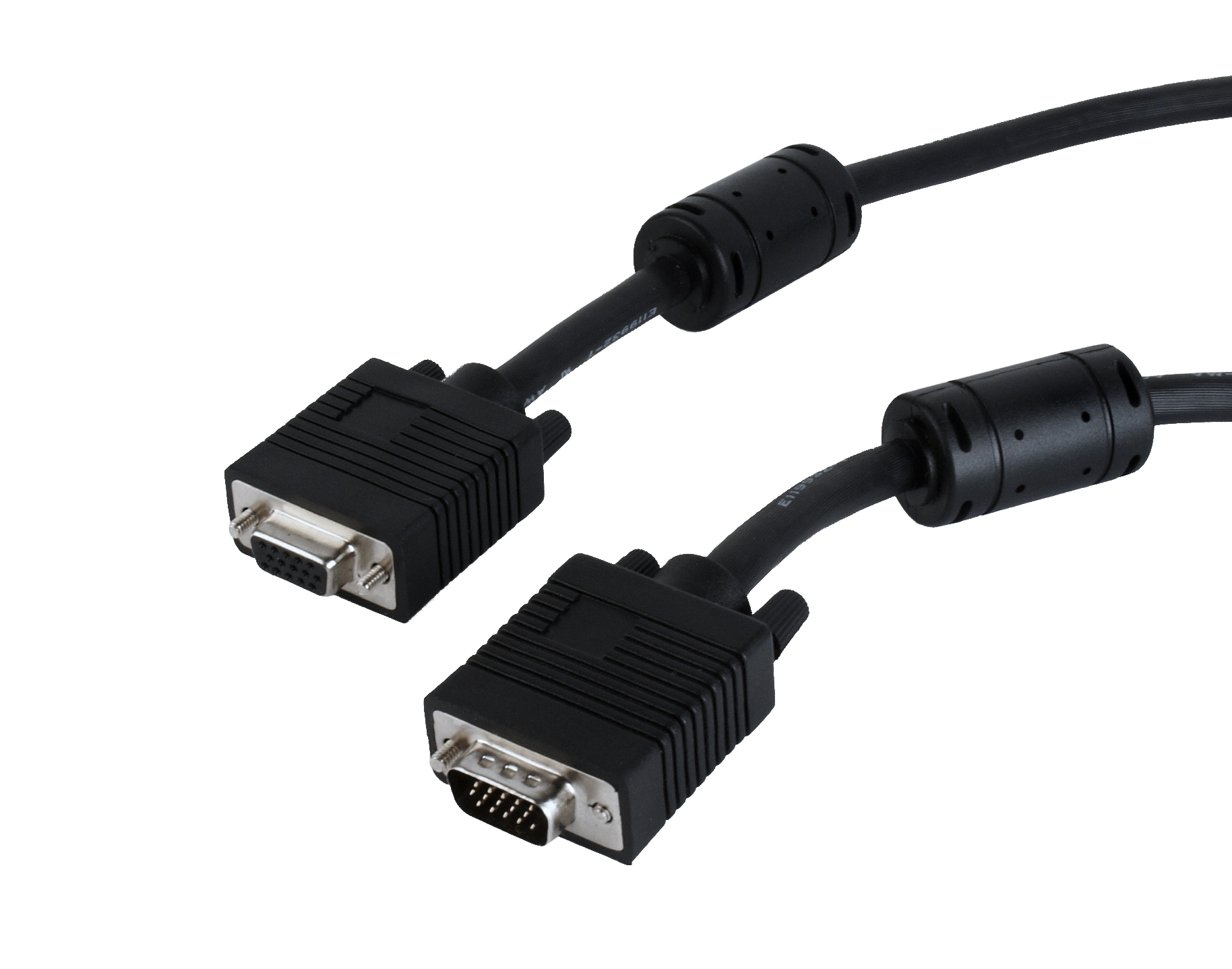 Gembird kabel prodlou� mon 15M/15F VGA 3m st�n�n� extra, ferrity, BLACK