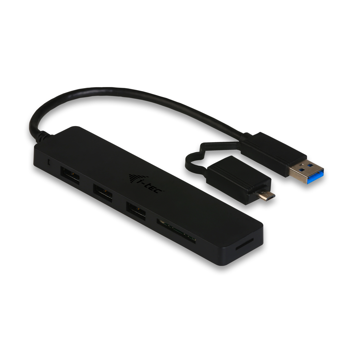 i-tec USB 3.0 OTG 3 Port HUB + Card Reader 