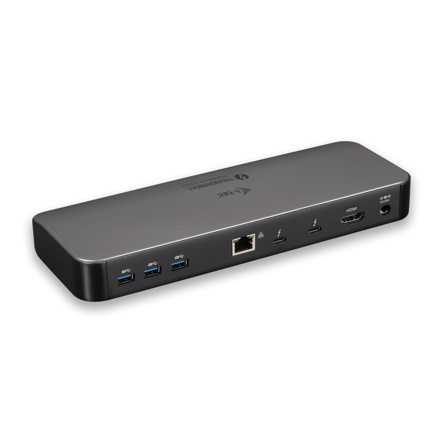 i-tec Thunderbolt� 3 Metal du�ln� 4K dokovac� stanice, video 2x 4K/60Hz nebo 1x 5K/60Hz, 2x TB3