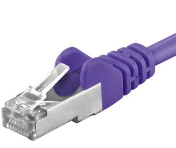 Premiumcord Patch kabel CAT6a S-FTP, RJ45-RJ45, AWG 26/7 7m, fialov�
