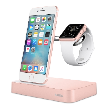BELKIN VALET Charge dock for iPhone & Apple watch, rosegold