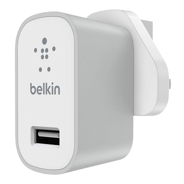 BELKIN MIXIT Metallic USB nab�je�ka 2.4A, st��brn�