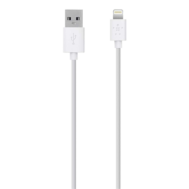 BELKIN Synchroniza�n� Lightning kabel 3m, b�l� 