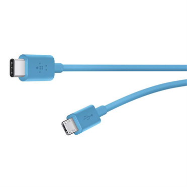 BELKIN MIXIT kabel USB-C to MicroUSB, 1.8m, modr� 