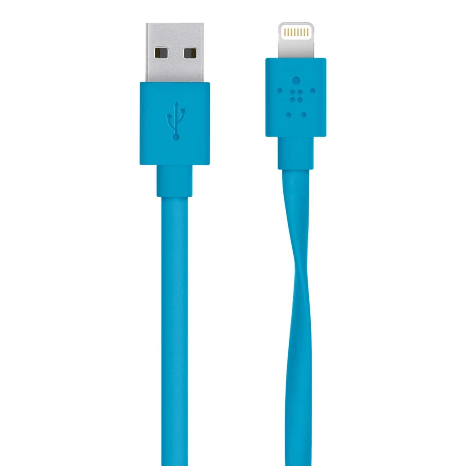 BELKIN MixIt Flat Lightning kabel, 1,2m, modr� 