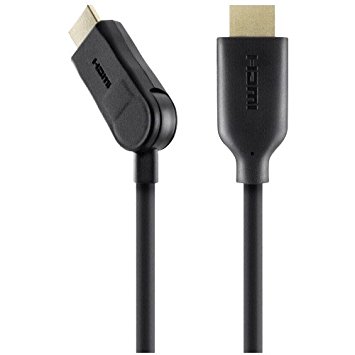 BELKIN HDMI - HDMI s Ethernet, Side Pivot 180�,zlac, 2m
