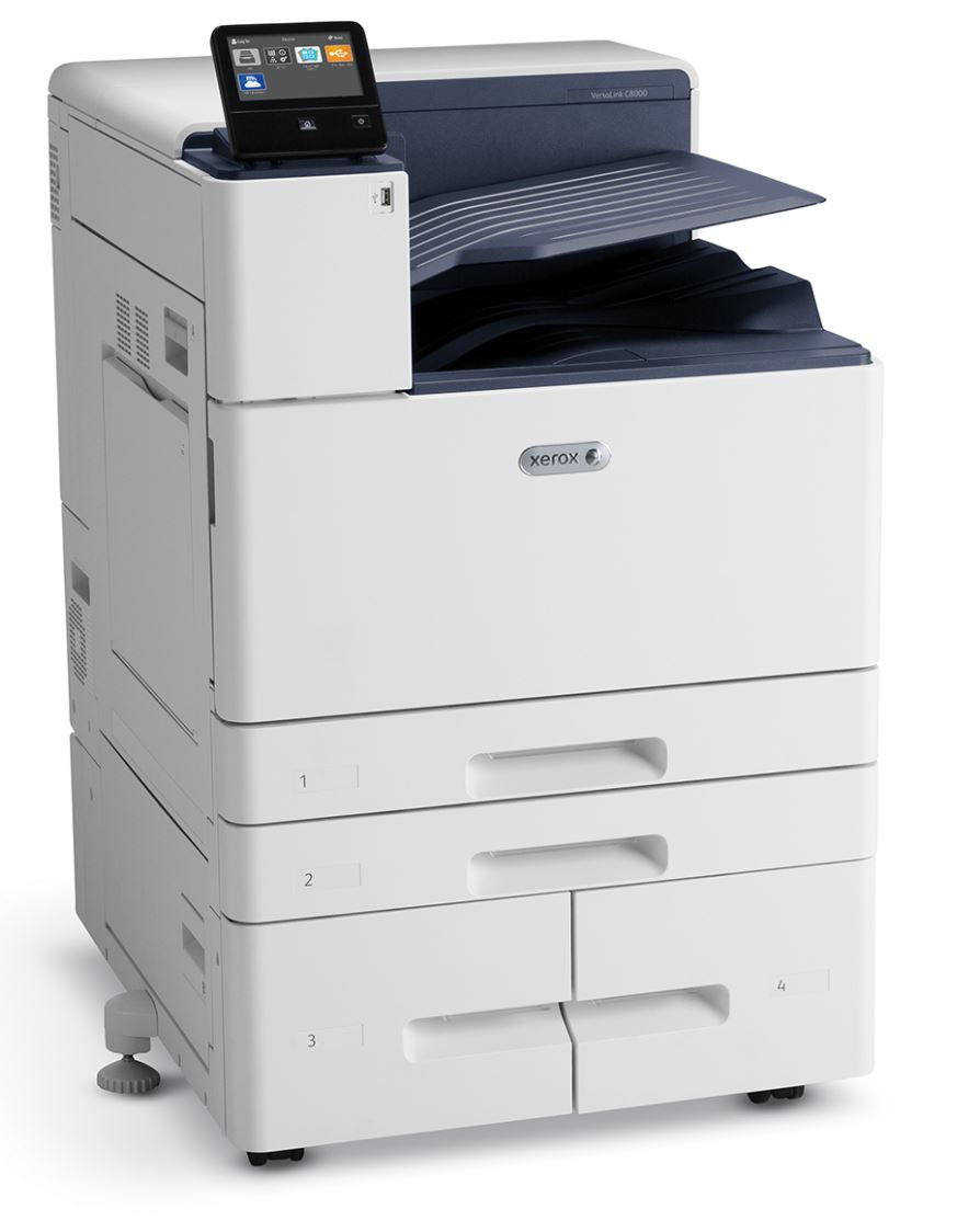 VersaLink C8000 A3 45/45 ppm Duplex Printer Adobe PS3 PCL5e/6 3 Trays Total 1140 sheets