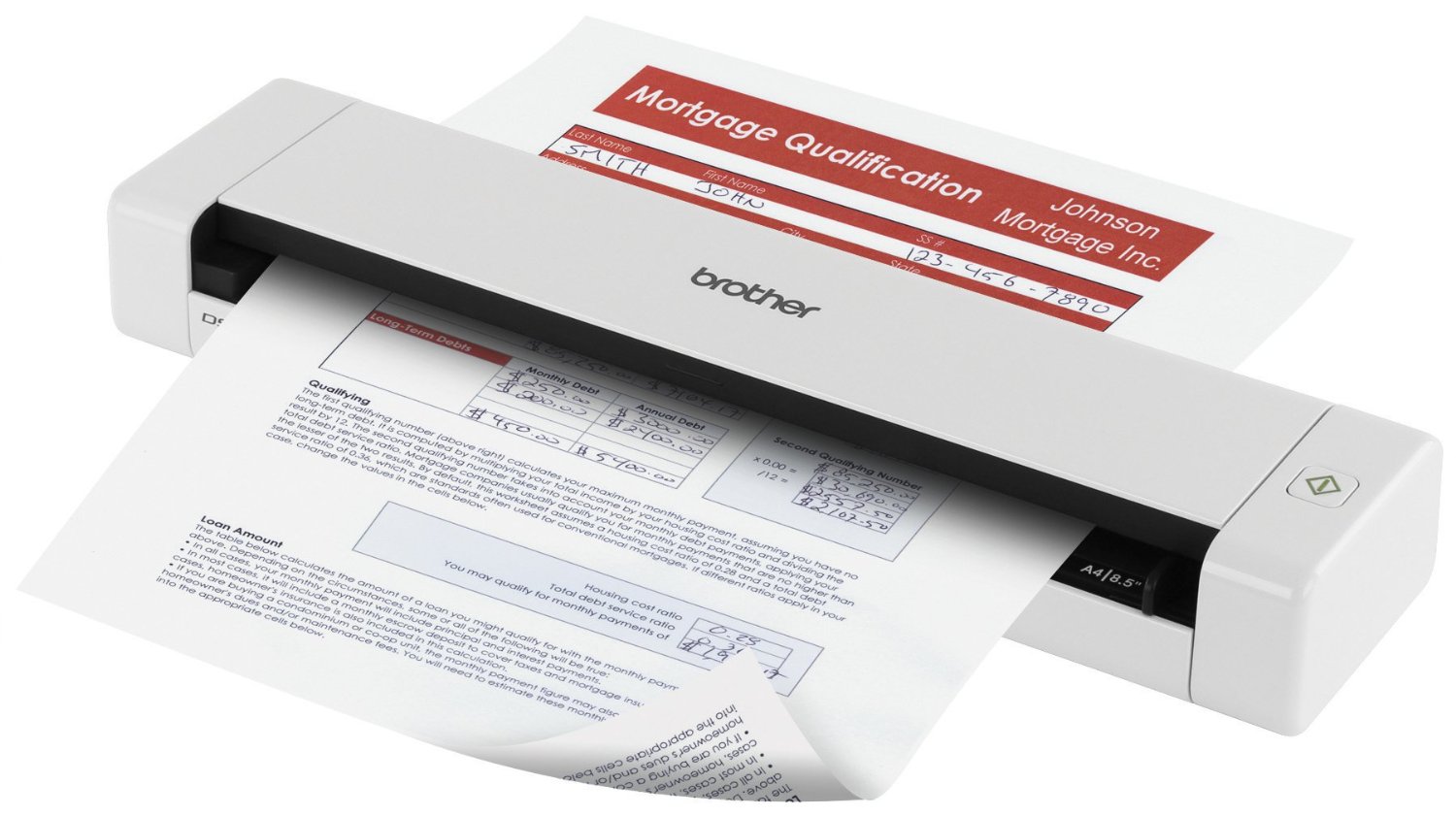 Brother DS-720D mobiln� skener, duplex