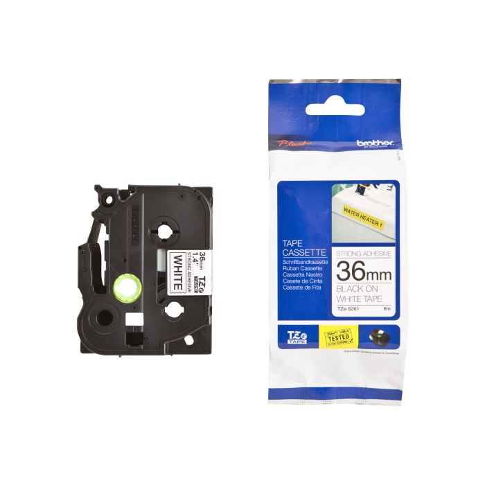 TZE-S261, b�l� / �ern�, 36mm