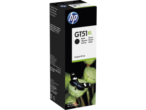 HP GT51XL - �ern� lahvi�ka s inkoustem