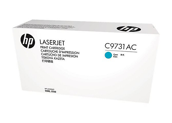 HP 645A - azurov� Contract Toner, C9731AC