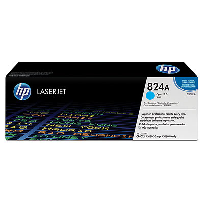HP 824A - azurov� Contract Toner, CB381YC