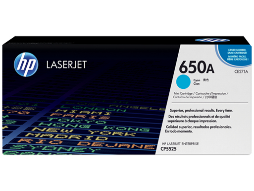 HP 650A - azurov� Contract Toner, CE271AC