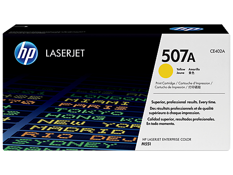 HP 507Y - �lut� Contract Toner, CE402YC