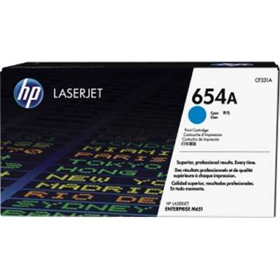 HP 654A - azurov� Contract Toner, CF331AC