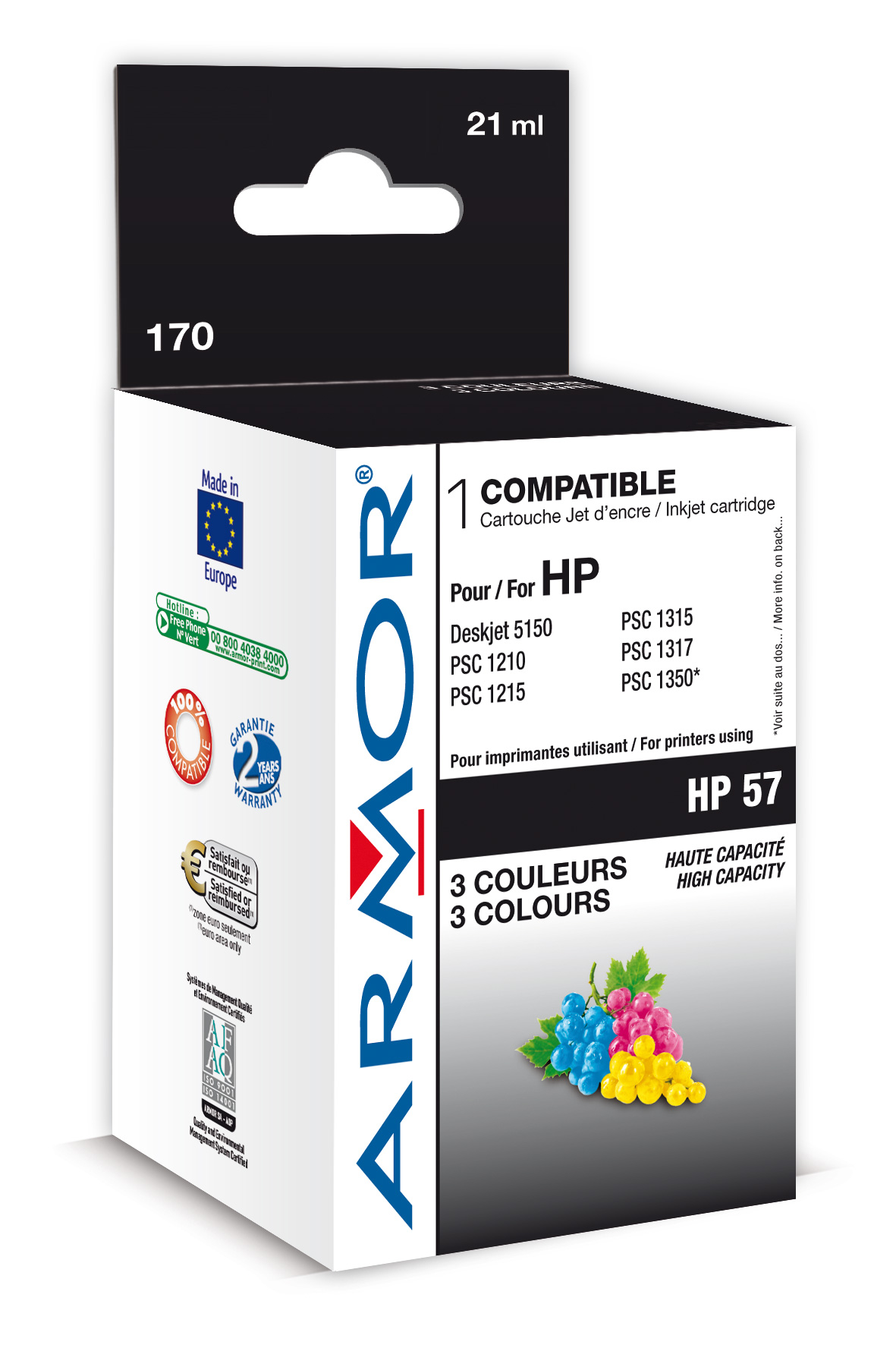 Armor ink-jet pro HP DJ 5550, 3barvy 17ml (C6657A)
