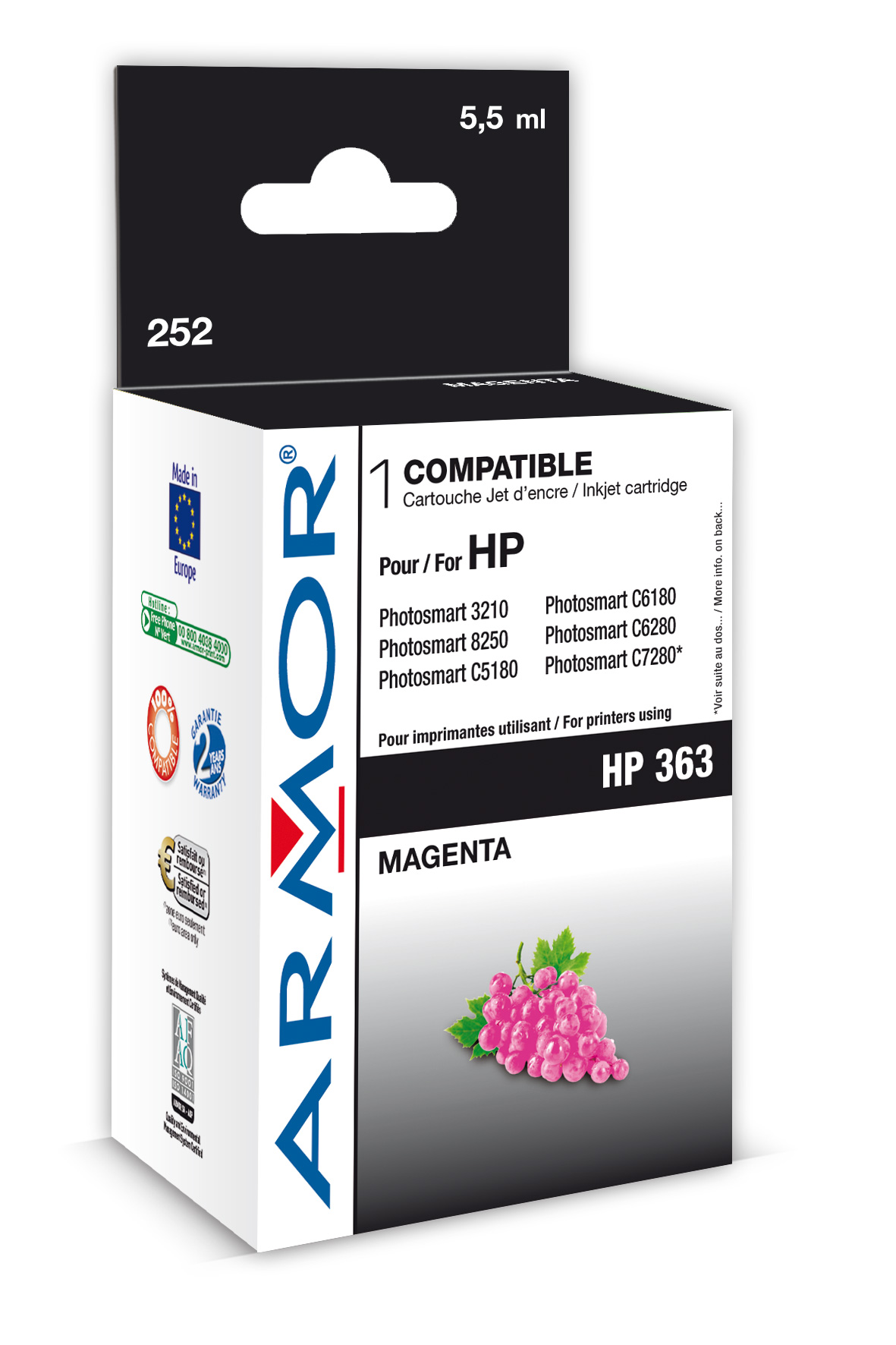 Armor ink-jet pro HP PSC3210 3,5ml C8772E Magenta