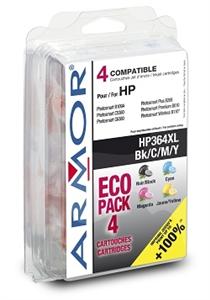 Armor ink-jet pro HP Photosmart B8550,4 Pack
