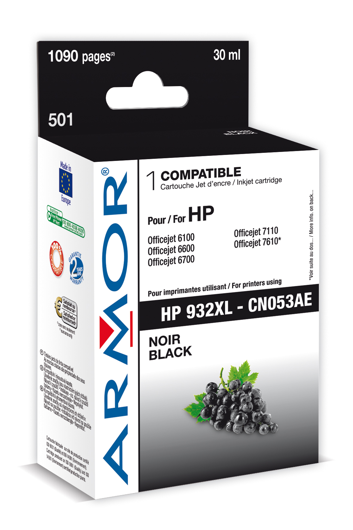 Armor ink-jet pro HP OJ 6600 (CN053AE) 30ml, B