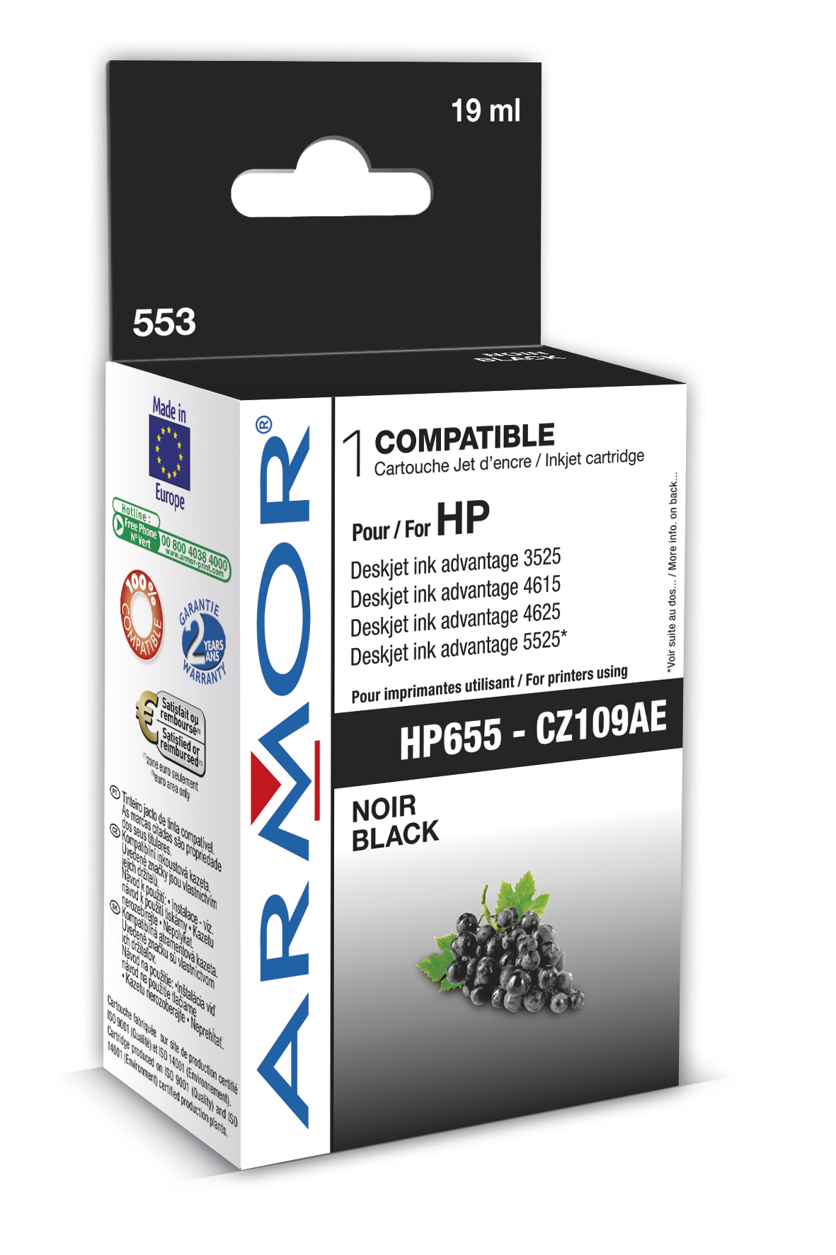Armor ink-jet pro HP DJ 3525 (CZ109AE) 14ml, B