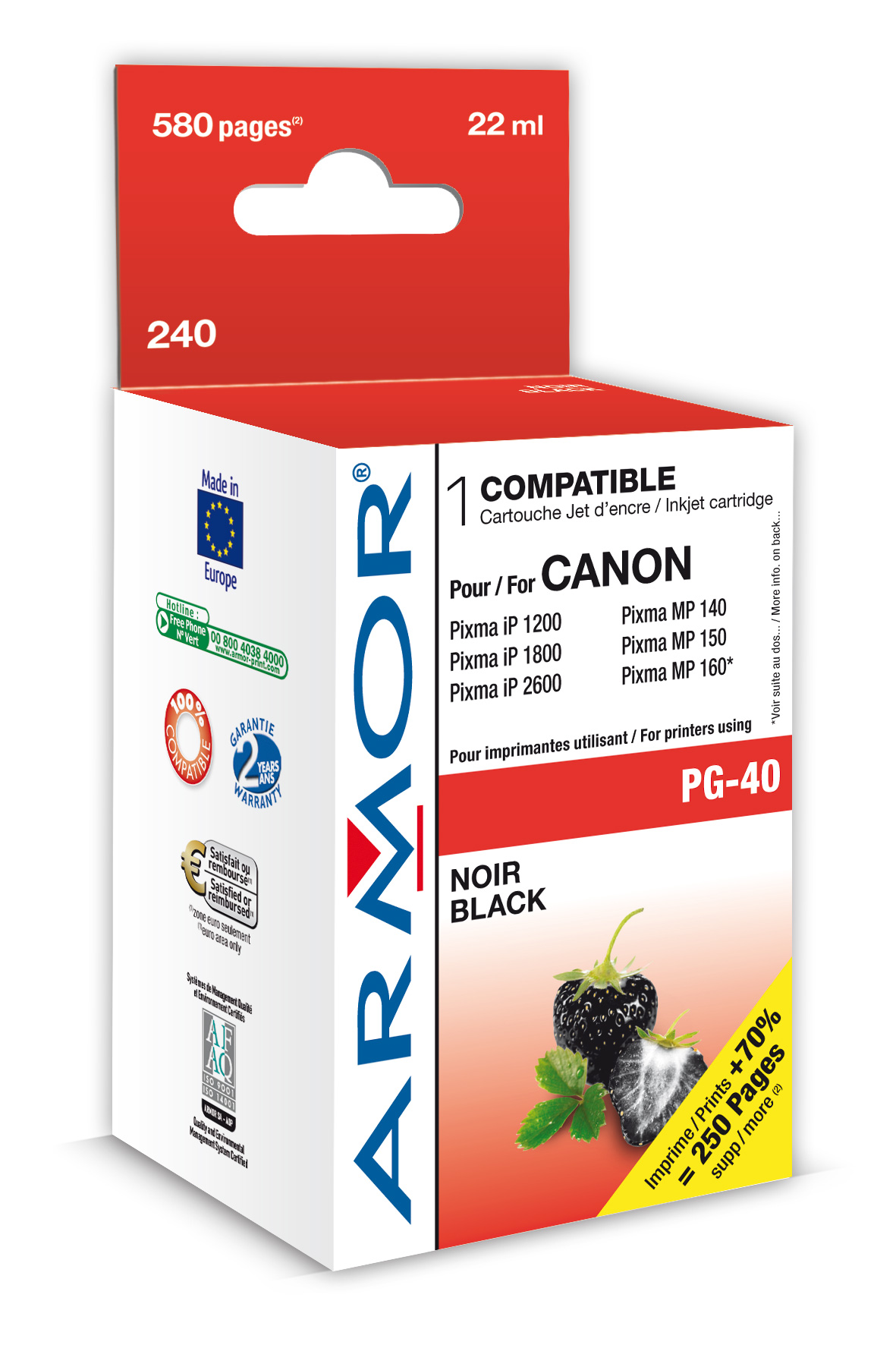 Armor ink-jet pro Canon IP2200 (PG-40), 19ml