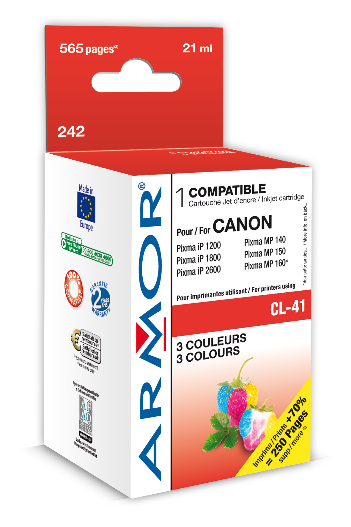Armor ink-jet pro Canon IP2200 (CL-41), 21ml