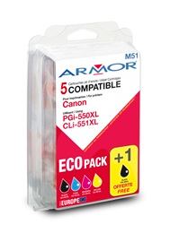 Armor multipack pro Canon PGI550BKXL+CLI551XL CMYK
