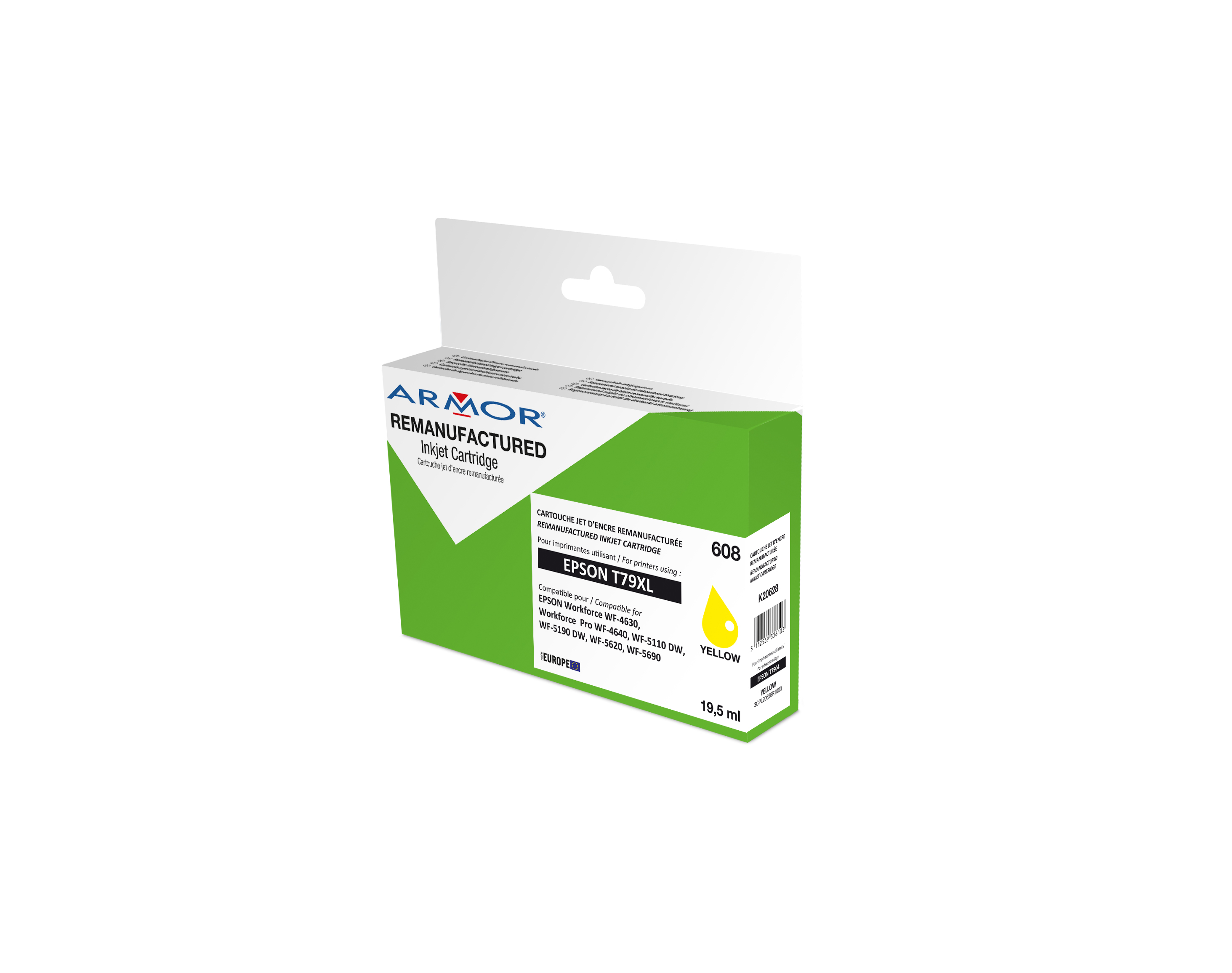 Armor ink-jet pro Epson WF5620DWF T790440 19,5ml Y