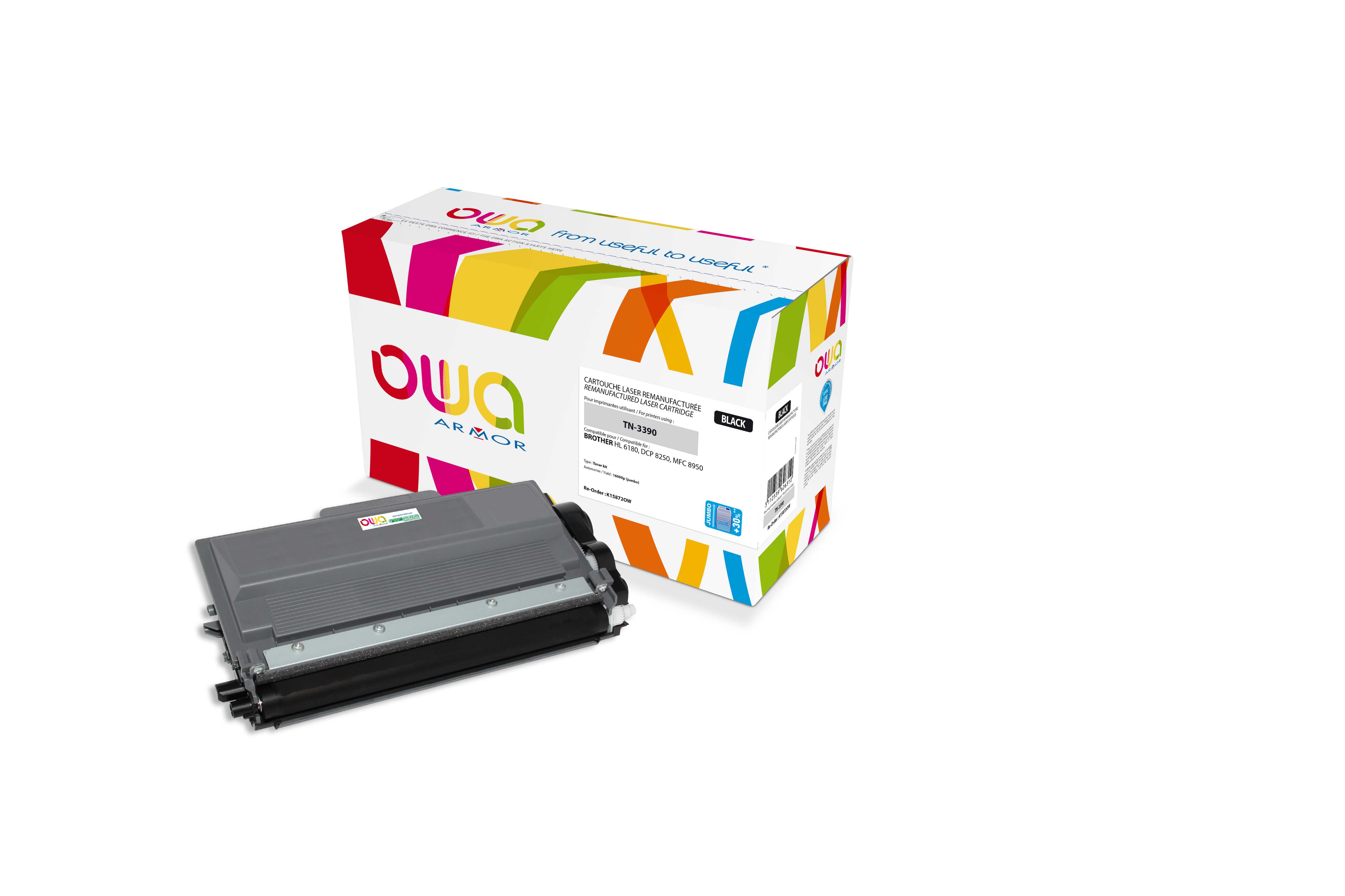 OWA Armor toner pro Brother HL-6180 16.000s (TN3390)