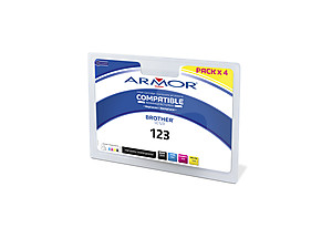 Armor multipack pro Brother (LC123VALBP) CMYK
