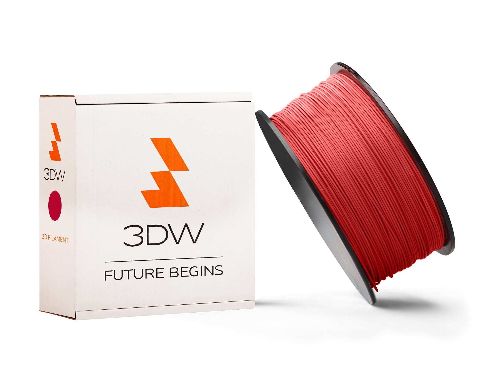 3DW - PLA filament 2,9mm �erven�, 1kg, tisk 195-225�C