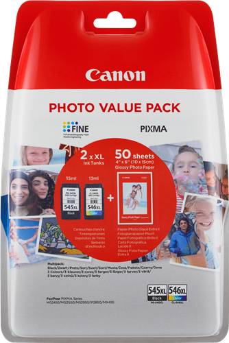 Canon PG-545 XL/CL-546 XL + 50x GP-501