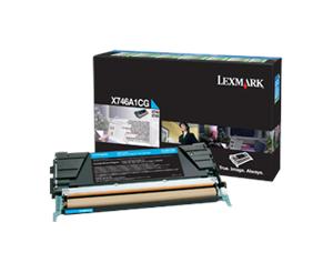 Lexmark X746,X748 azurov� toner.kazeta,X746A1CG