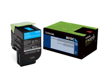 Lexmark 802SC standard.azur toner.kazeta,80C2SC0