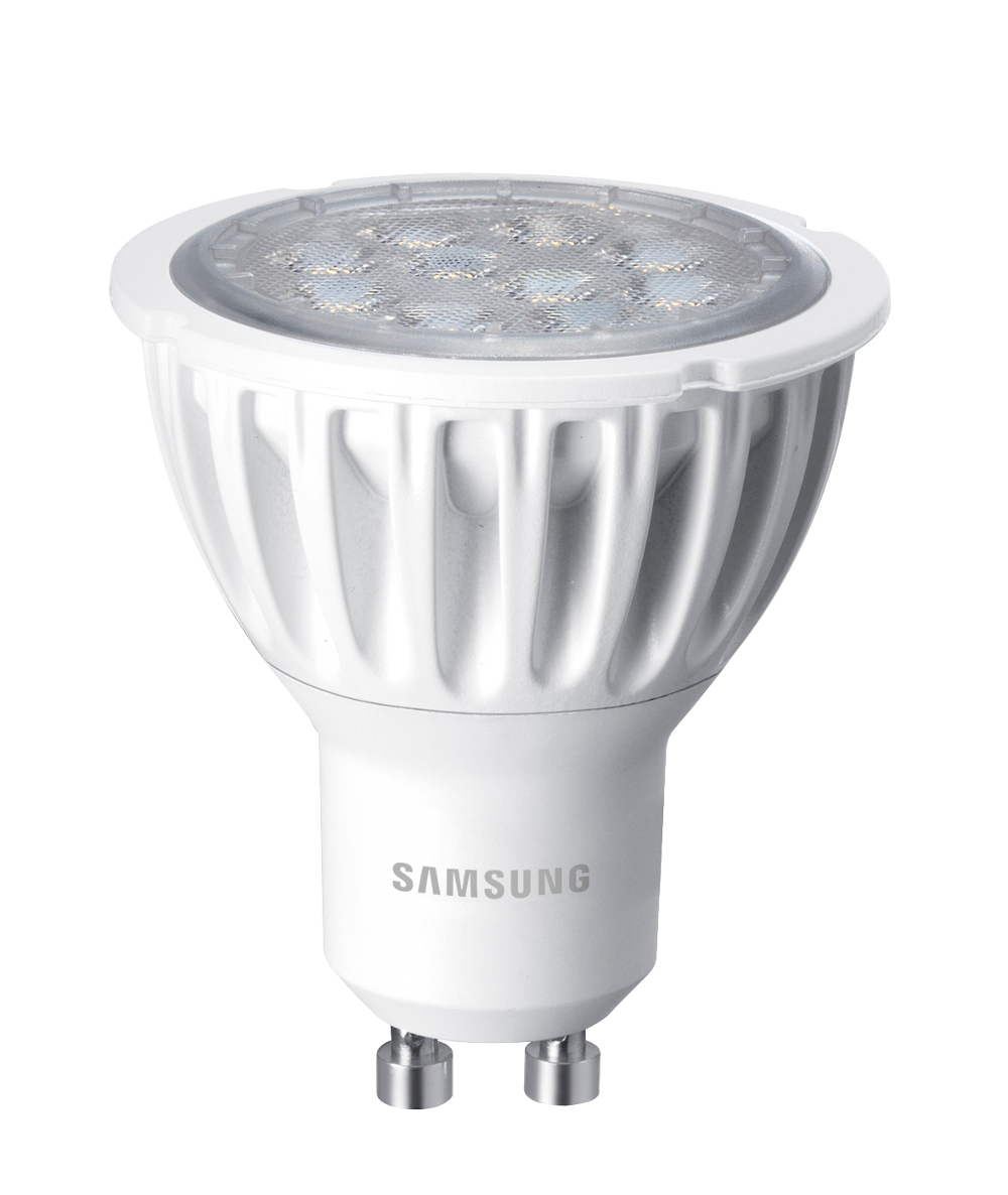 Samsung LED GU10 4,6W 230V 320lm 40st., Tepl� b�l�