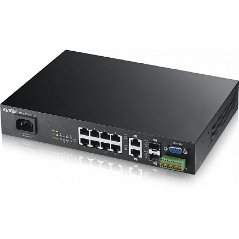 ZyXEL 8x100Mb 2xRJ45/SFP, MES3500-10