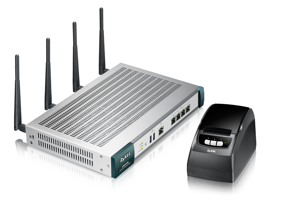 ZyXEL unified access gateway UAG4100 with printer