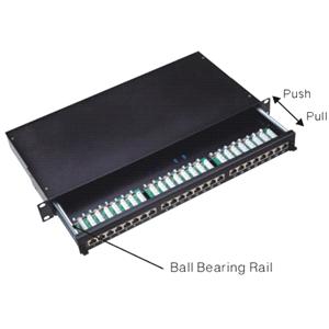 DATACOM Patch panel Cat5e 24p.1U,STP,19' v�suvn�