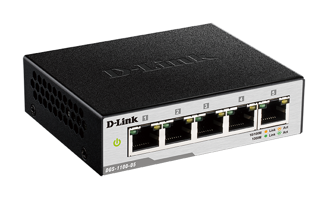 D-Link DGS-1100-05 Easy Smart Switch 10/100/1000