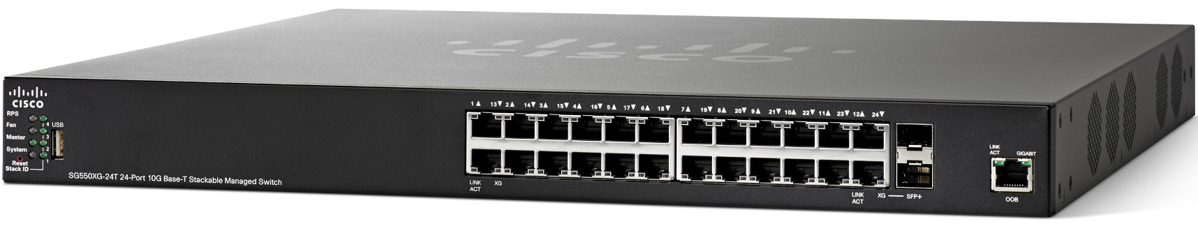 Cisco SG550XG-24T, 24x 10G Stackable Mng Switch