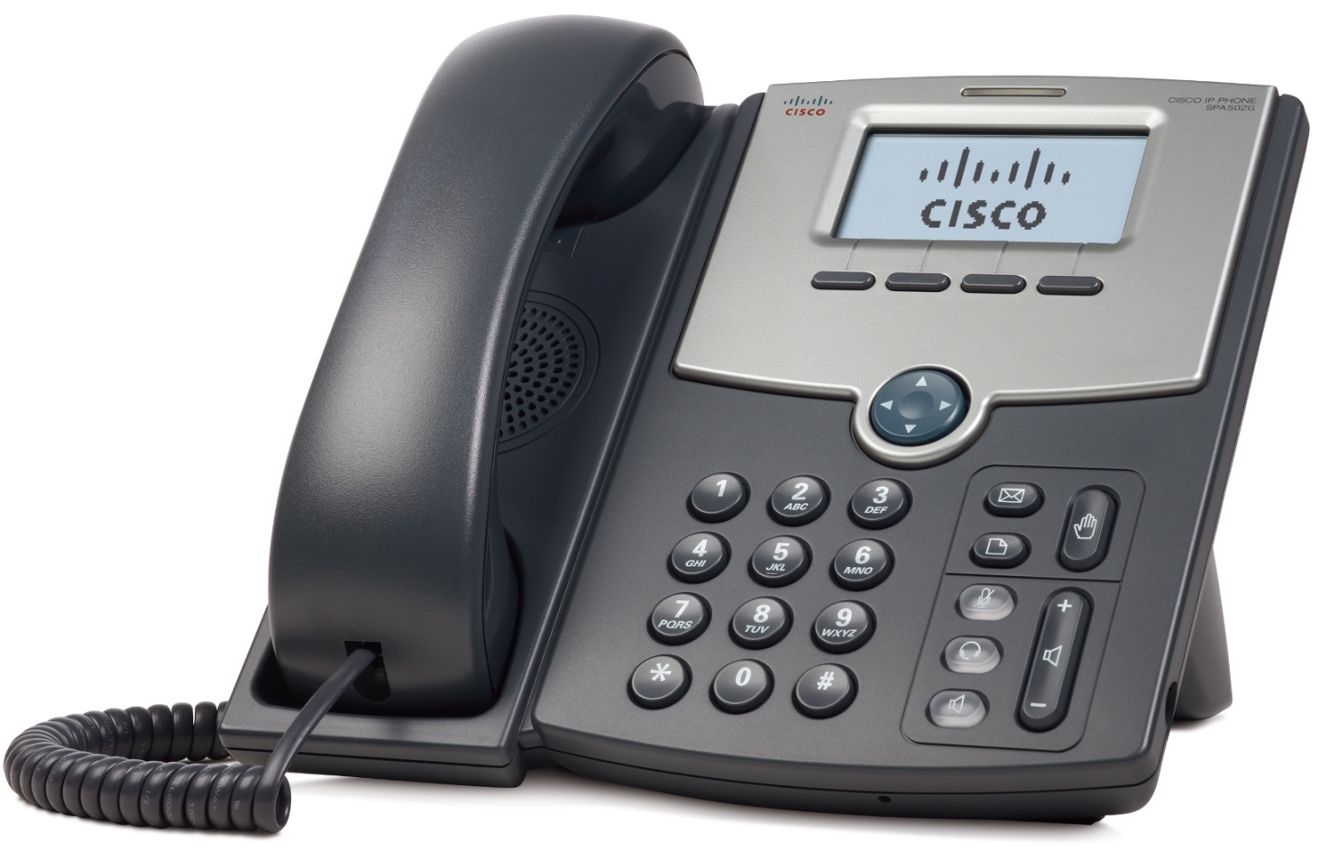 Cisco 1 Line IP tel., Display,PoE,PC Port, SPA502G