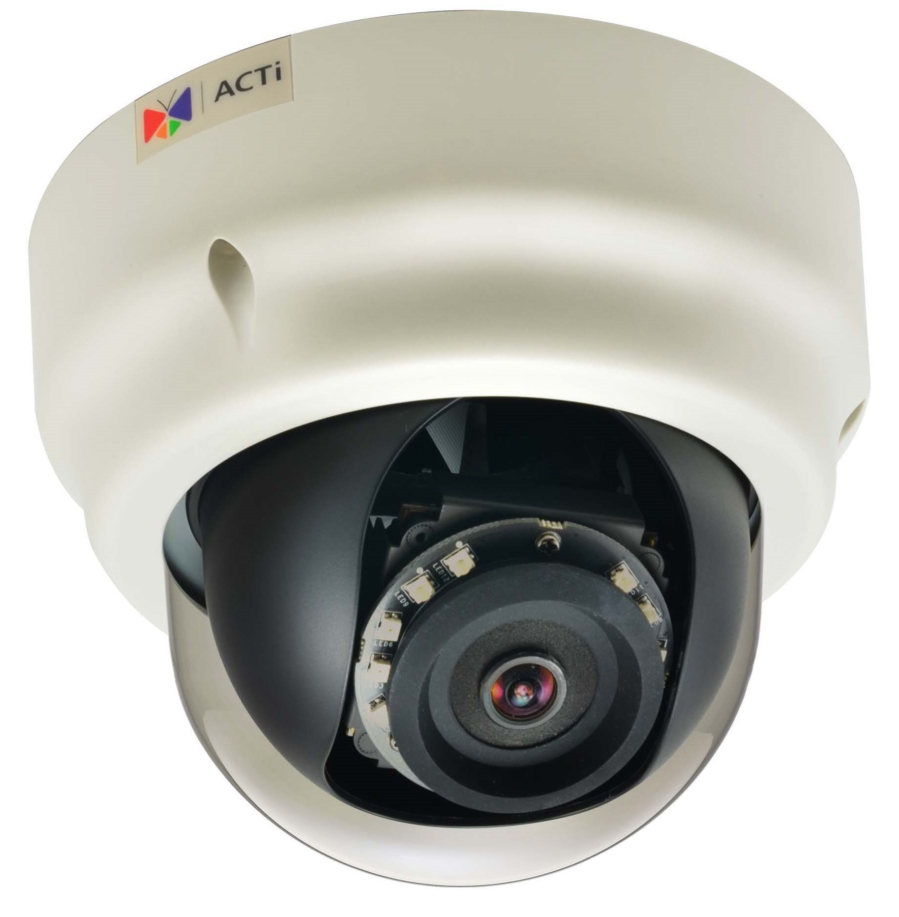 ACTi B53,F.Dome,3M,ID,f1.9mm,PoE/DC,WDR,IR