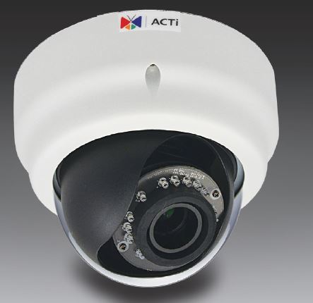 ACTi E61A,VF.Dome,1M,ID,f2.8-12mm,PoE,WDR,IR