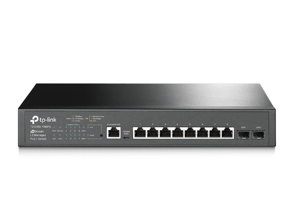 TP-Link T2500G-10MPS 8xG POE+ 2xSFP L2 switch