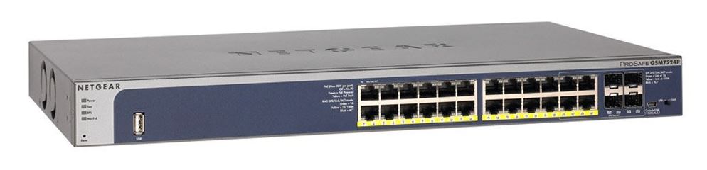 NETGEAR M4100 24xGb PoE, 4x SFP switch,GSM7224P